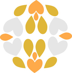 Abstract flower. natural element for design.