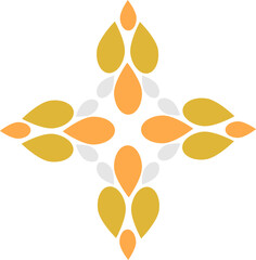 Abstract flower. natural element for design.