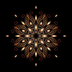 mandala art for design vintage decoration, book cover, motif, Ethnic design, ornament, background