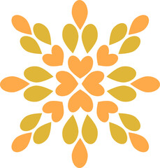 Abstract flower. natural element for design.