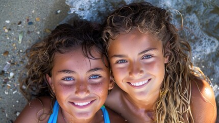  Peaceful Mother's Day Moments, Honest Families, Beautiful Young Mothers Embrace Her Cute Children with Deep Love, Share Laughter and Smile, Cherish Intimate Family Ties in Warm Leisure Time
