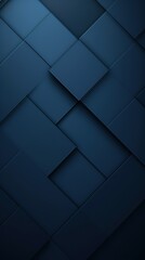 Navy Blue color square pattern on banner with shadow abstract navy blue geometric background with copy space modern minimal concept empty 