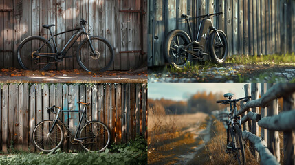 old bicycle in the park