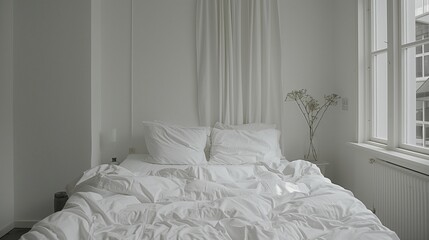 White-on-White Bedroom