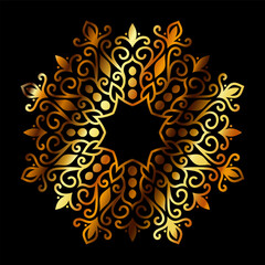 mandala art for design vintage decoration, book cover, motif, Ethnic design, ornament, background