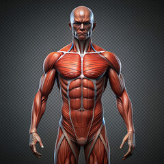 Fototapeta premium Muscular system 
