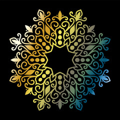 mandala art for design vintage decoration, book cover, motif, Ethnic design, ornament, background