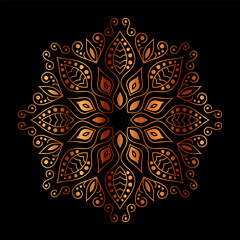 mandala art for design vintage decoration, book cover, motif, Ethnic design, ornament, background