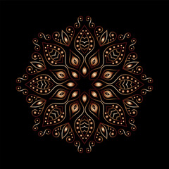 mandala art for design vintage decoration, book cover, motif, Ethnic design, ornament, background