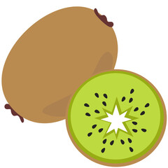illustration of a kiwi fruit