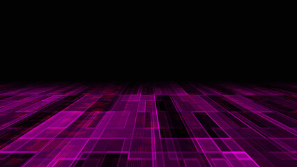 Purple abstract motion background. Digital technology with a retro style. Data Background