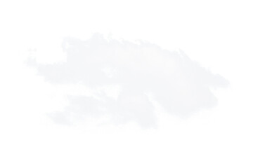 Cloud on white background