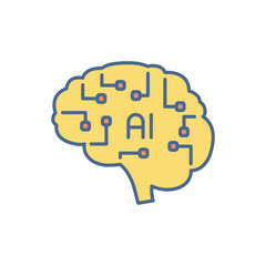 Artificial Intelligence vector icon