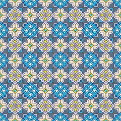 traditional colors turkish colorful embroidery tiles thai fabric textile seamless pattern carpet design