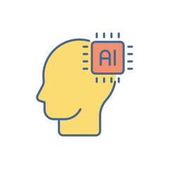 Thinking  vector icon