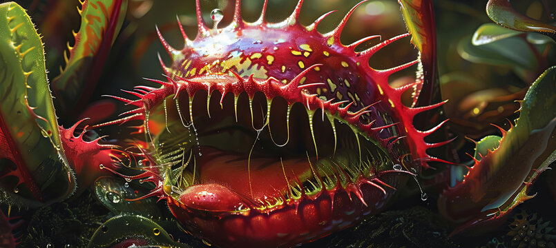 The Venus flytrap is a carnivorous plant