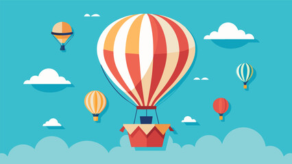 Against all odds the smallest and most humble balloon emerged victorious in the hot air balloon race much to the surprise of the larger more. Vector illustration