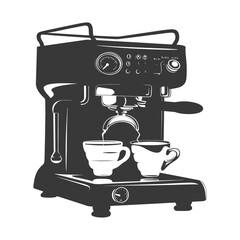 Silhouette Brewing coffee machine black color only