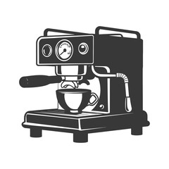 Silhouette Brewing coffee machine black color only