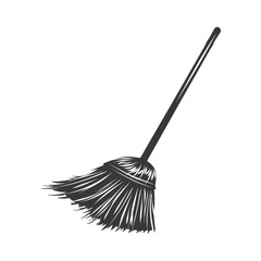 Silhouette broom cleaning tool black color only