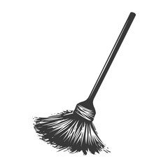 Silhouette broom cleaning tool black color only