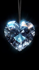 Fototapeta premium A diamond shines brightly