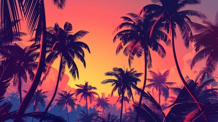 Tropical Jungles Of Southeast Asia In August, Teeming With Life And Vibrant Colors, Inviting Exploration And Adventure, Cartoon Background