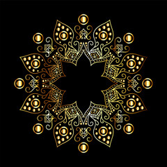 mandala art for design vintage decoration book cover motif Ethnic design ornament background