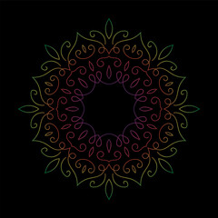 mandala art for design vintage decoration book cover motif Ethnic design ornament background