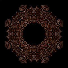 mandala art for design vintage decoration book cover motif Ethnic design ornament background