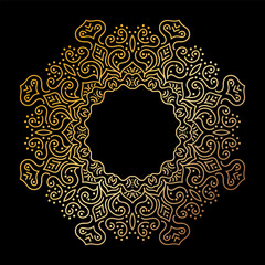 mandala art for design vintage decoration book cover motif Ethnic design ornament background