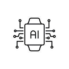 Smartwatch  vector icon