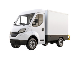 a white truck with a door