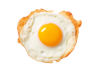 a fried egg with a yolk