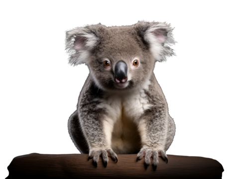 a koala bear on a branch