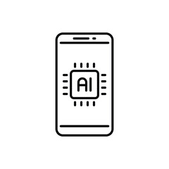 Smartphone  vector icon