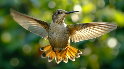 Fototapeta premium hummingbird on a flower