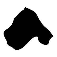 Safi District map, administrative division of Malta. Vector illustration.