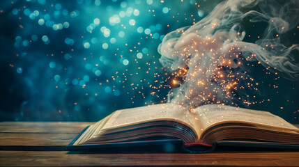 Within the virtual realm, a footed book symbolizes the intersection of tradition and technology in education, demonstrating how online platforms have revolutionized the way we acce