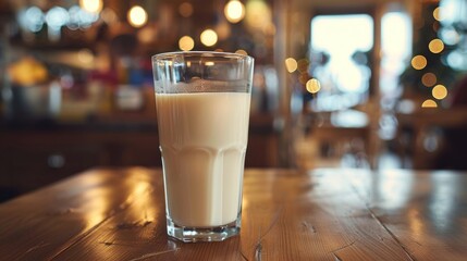 Peer into the transparent vessel, where milk resides, promising comfort and nourishment with each sip.