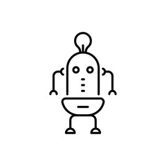 Robot  vector icon
