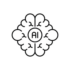 Super Intelligence vector icon