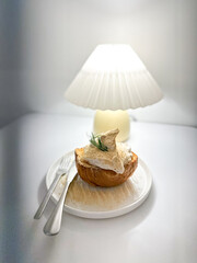 slice of pie on a plate