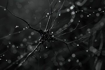 Neural connections form intricate networks in the brain, enabling communication and processing of information.