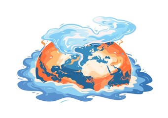 Melting Earth: Urgent Climate Crisis Calling for Immediate Action - Generative AI
