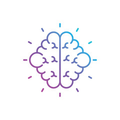 Brain vector icon