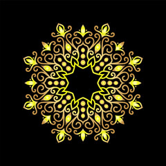 mandala art for template background Flower Mandala. Vintage decorative elements. Oriental pattern, vector illustration. logo vintage, vintage book cover, Ethnic mandala, traditional Vector