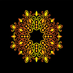 mandala art for template background Flower Mandala. Vintage decorative elements. Oriental pattern, vector illustration. logo vintage, vintage book cover, Ethnic mandala, traditional Vector