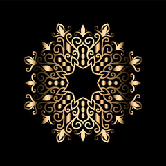 mandala art for template background Flower Mandala. Vintage decorative elements. Oriental pattern, vector illustration. logo vintage, vintage book cover, Ethnic mandala, traditional Vector