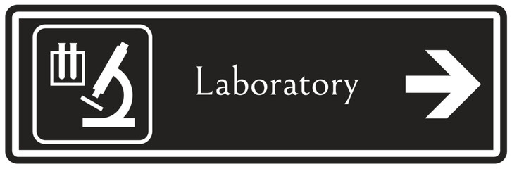 Laboratory sign
